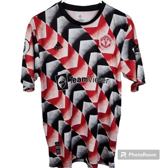 Adidas Manchester United Mens CR7 22/23 Pre-Match Jersey Size Medium - Picture 1 of 8